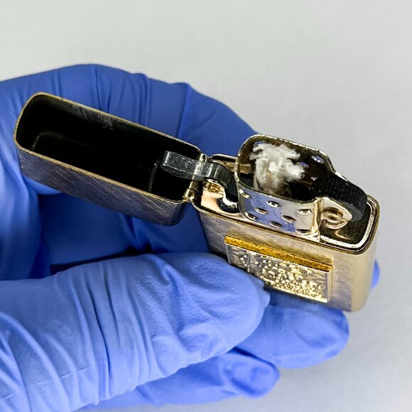 VTG Red Adair Unfired Barlow Wind Proof Lighter Stolen From Red Adair Japan - Picture 9 of 14